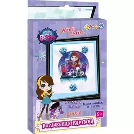 Набор для детского творчества Набор д/вышивания Волшебная картина Littlest Pet Shop