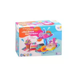 Набор для детской лепки из легкого пластилина ТМ GENIO KIDS-ART Весёлая выпечка