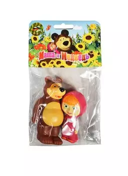 Набор для купания Маша и Медведь (177933) (пищалка) (упаковка) (в кор. 8х12шт)