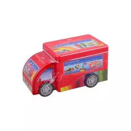 Набор для рисования "Connector Truck" 33 фломастера+10 клипс, мет. коробка, Faber-Castell