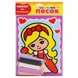 Набор для творчества HATBER/Хатбер Раскраска песком А5 Маленькая Фея