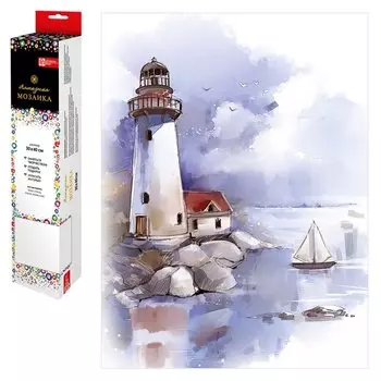 Набор для творчества. Алмазная мозаика "Утренний маяк", 30 х 40 см