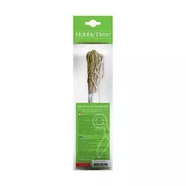 Набор для творчества, HOBBY TIME, Декоративный бумажный шпагат с золот/серебр.нитью, 1,5мм*30м, 14цв. 2-506/03