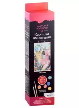 Набор для творчества "Картина по номерам "After Party". ПАННО. Аниме. 30х50 см