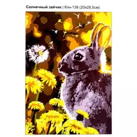 Набор для творчества. Картина по номерам "Солнечный зайчик"
