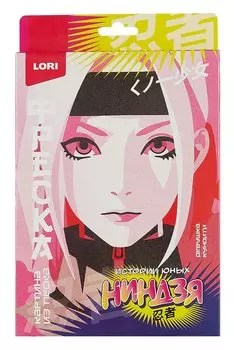 Набор для творчества LORI. Фреска. Истории юных ниндзя "Девушка куноити"