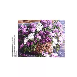 Набор для творчества LORI. Картина по номерам "Душистая сирень", 50 х 40 см