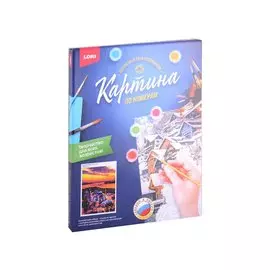 Набор для творчества LORI. Картина по номерам "Летний вечер"