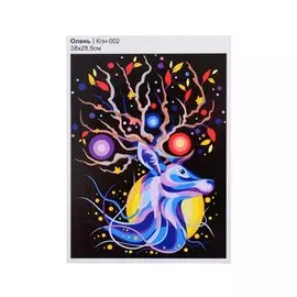 Набор для творчества LORI. Картина по номерам "Олень"