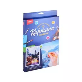 Набор для творчества LORI. Картина по номерам "Улица Лондона"