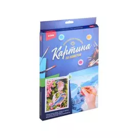 Набор для творчества LORI. Картина по номерам "Весенняя парочка"