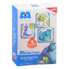 Набор для творчества LORI. Магниты из гипса Disney "Корпорация монстров"