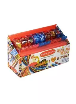 Набор для творчества Оригами "Чудо-Тв. Я люблю Россию" Клейкие ленточки: 8 лент (1.2см*2.8м) с диспенсером