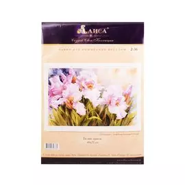 Набор для вышивания крестом Белые ирисы, Алиса