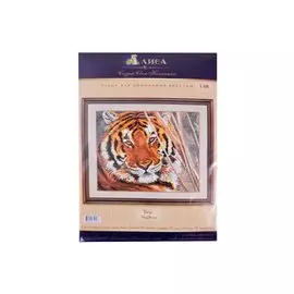 Набор для вышивания крестом Тигр (1-08) (35х18 см) (упаковка) (Алиса)