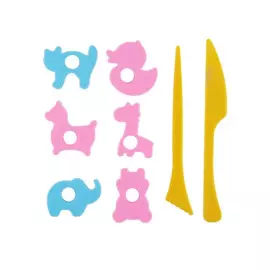 Набор формочек «Животные», 10 штук