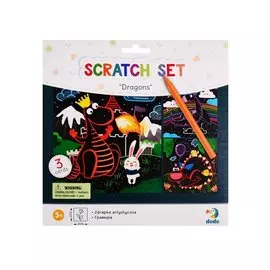 Набор для творчества Dodo Гравюра Драконы