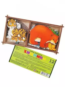 Набор "Хищники" на магнитах, 12 деталей