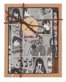 Набор канцелярский Yoi, "Аниме. Страничка манги", книга для записей и ручка шариковая