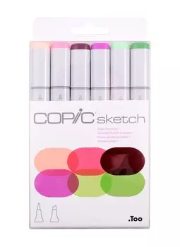 Набор маркеров Copic Sketch цветочные 1 6цв