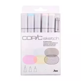 Набор маркеров Copic Sketch смешанные цвета 6цв