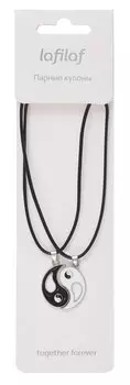 Набор парных кулонов Инь-ян (текстиль, металл) (12-04407-B71), Lafilaf