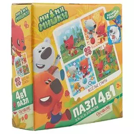 Набор пазлов «Ми-ми-мишки. Весёлые старты», 9, 16, 25 и 36 элементов