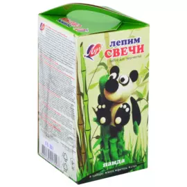 Набор с воском для лепки свечей "Панда"