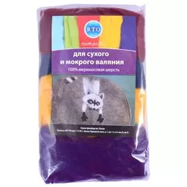 Набор шерсти для валяния РТО "Осенний букет"