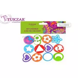 Набор штампиков Schreiber/Шрайбер для рисования, 12шт. TZ 13032