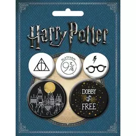Набор значков. Гарри Поттер (5 шт.) (оф.2)