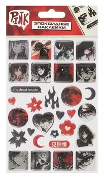 Наклейки эпоксидные "Аниме"