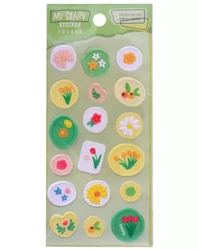 Наклейки Цветы (11-21285-1380) (упаковка), Bookvalno