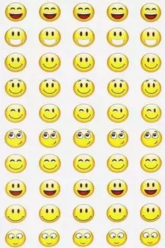 Наклейки для поощрения "Смайлики"