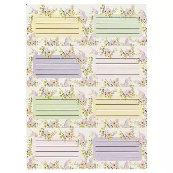 Наклейки для тетрадей «Believe in unicorns», 24 штуки