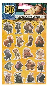 Наклейки объемные "Животные 1"