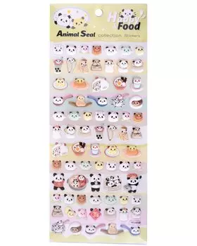 Наклейки Панды (11-21285-1371) (упаковка), Bookvalno