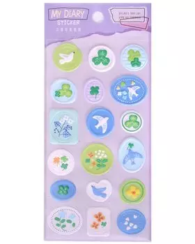 Наклейки Птицы (11-21285-1379) (упаковка), Bookvalno