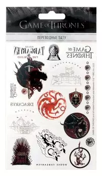 Наклейки-тату переводные 110*200 (Дом Таргариенов)