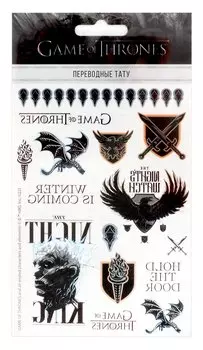 Наклейки-тату переводные 110*200 (Король ночи)