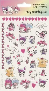 Наклейки-тату переводные 110х200 "Хеллоу Китти и друзья"