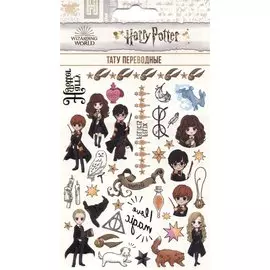 Наклейки-тату переводные Гарри Поттер 110х200 Макси