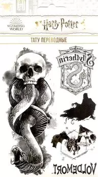 Наклейки-тату переводные Гарри Поттер 110х200 Макси
