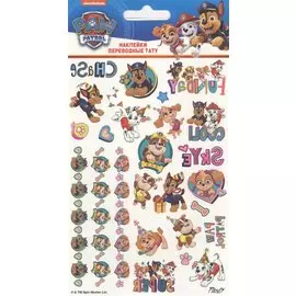 Наклейки-тату переводные "Щенячий патруль"