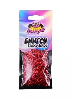 Наполнение для слайма Бингсу красный ТМ Slimer, пластик