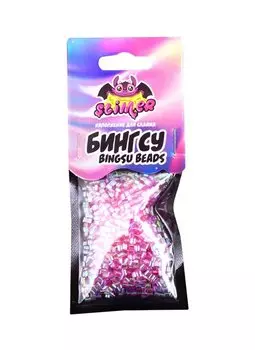 Наполнение для слайма Бингсу розовый ТМ Slimer, пластик