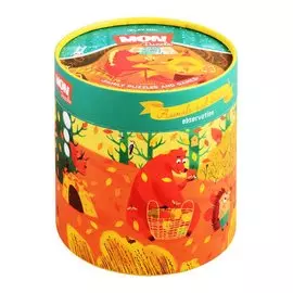 Игровой набор MON Как животные времена года встречали: пазл 50 эл. и карточки с заданиями