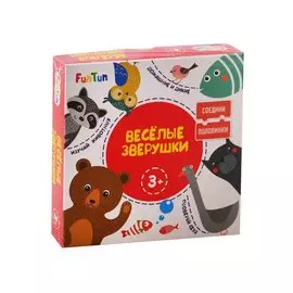 Соедини половинки - Весёлые зверушки