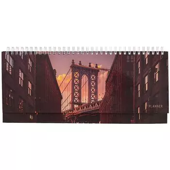 Настольный недатированный планинг «Городские джунгли», 56 листов