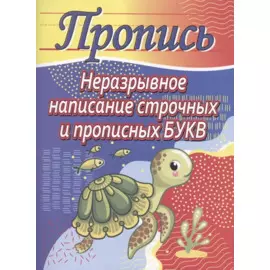 Неразрывное написание строчных и прописных букв. Пропись